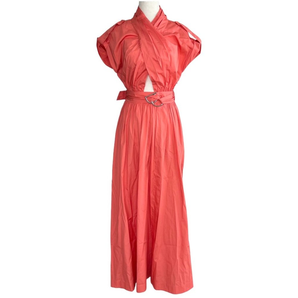 Derek Lam 10 Crosby Celeste Wrap Cut Out Dress